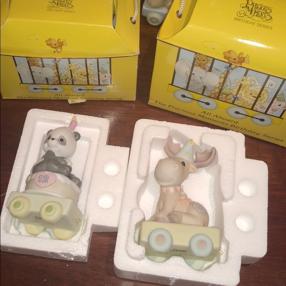 Precious moments train new with box